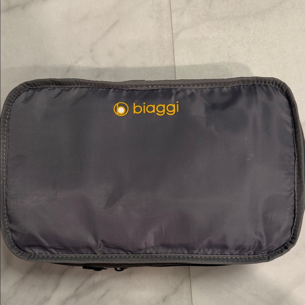Gray Biaggi fold up backpack